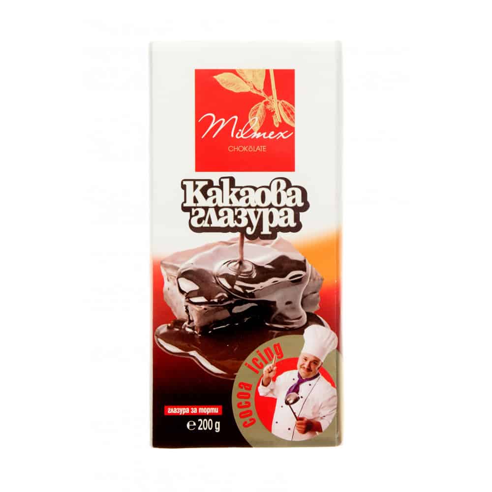 Шоколадова Глазура 200гр Милмекс Какаова