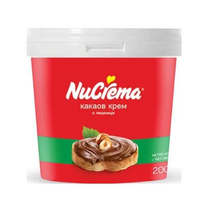 Шоколад Течен Нукрема 200гр Едноцветен