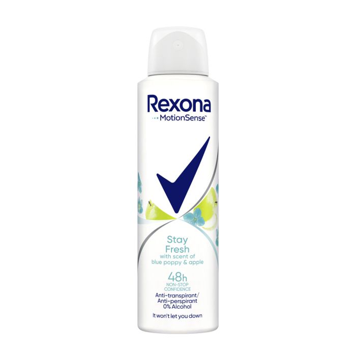 Деодорант Рексона 150Мл Stay Fresh Blue Poppy Apple