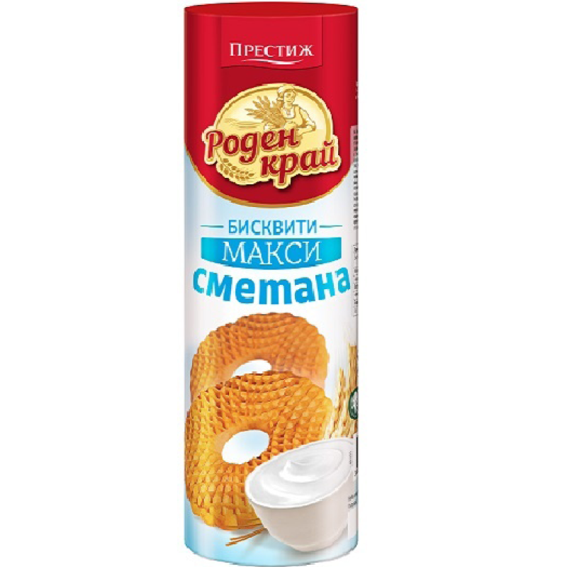 Бисквити Роден Край 230гр Макси Мляко