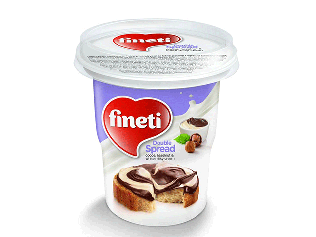 Шоколад Течен Финети Фемили 380гр Двуцветен