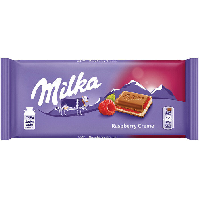 Шоколад Милка Малинов Крем 100гр