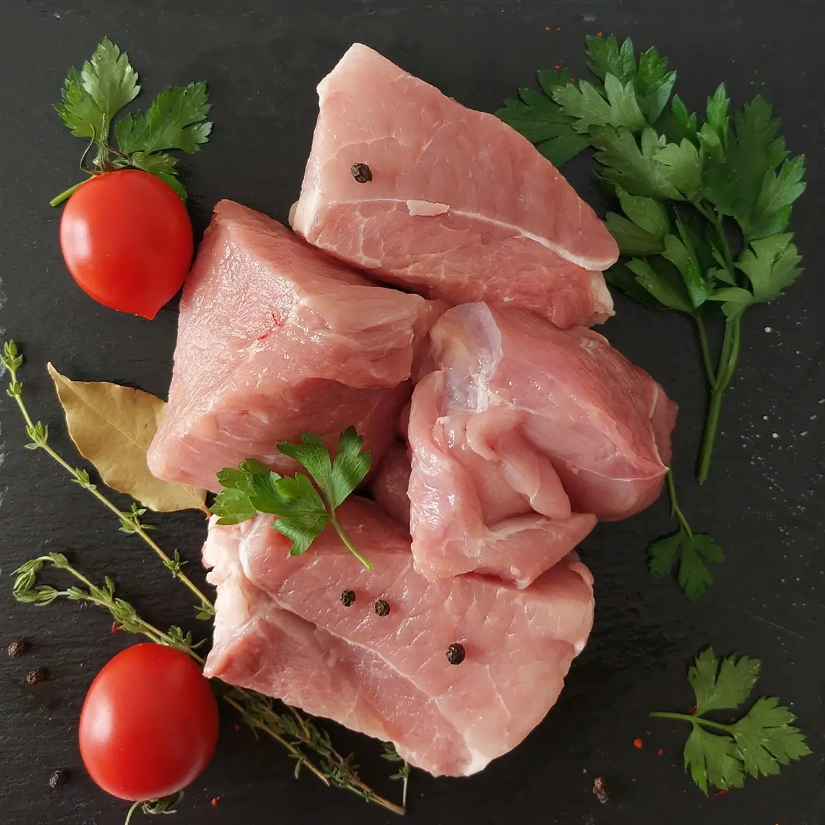 Свинско Месо Готвене Биляна кг /1 Тарелка ~800гр./