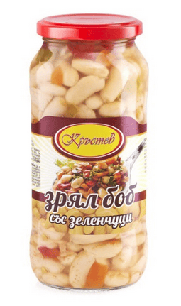 Зрял Боб Кръстев 540гр Зеленчуци Буркан