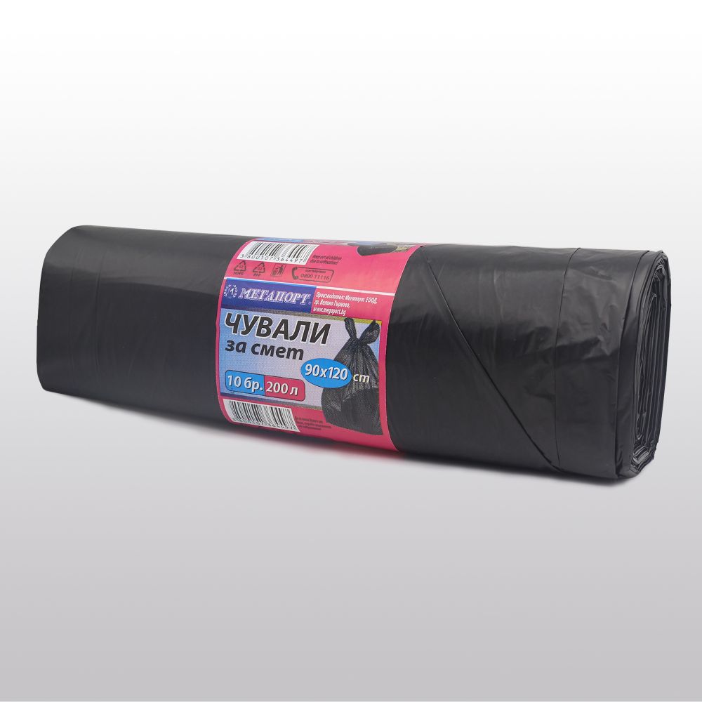Чувал За Смет 200Л 90Х120 10бр Megaport
