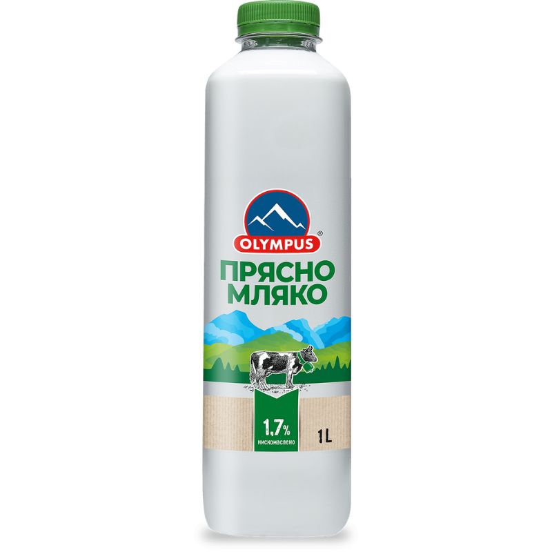 Прясно Мляко Олимпус 1Л 1.7%