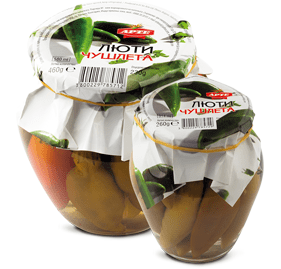 Пукана Чушка Люта Амфора Арте 314гр 260гр