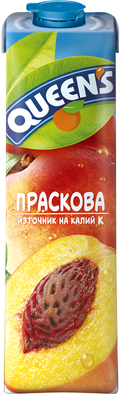 Натурален Сок Куинс 1Л Праскова
