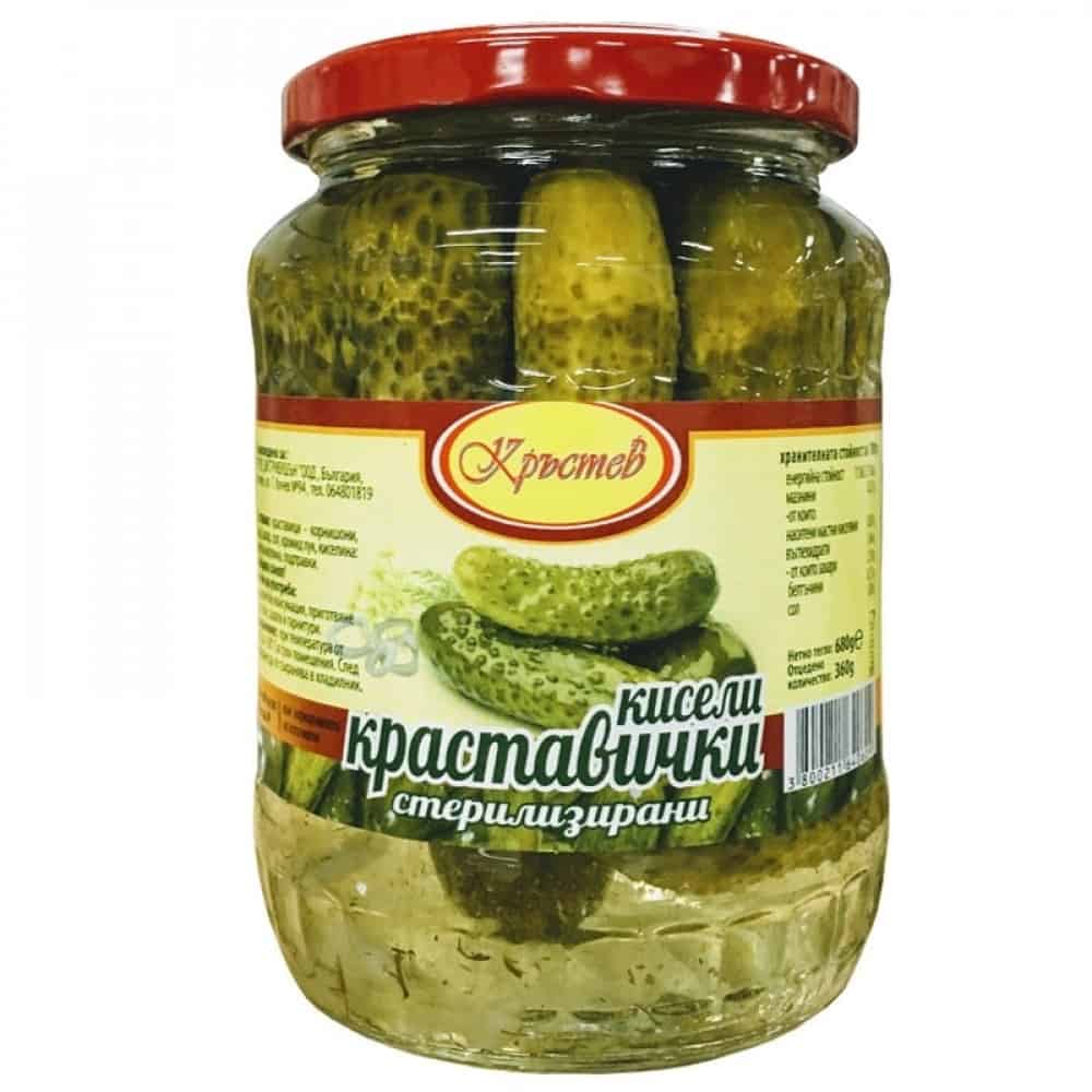 Кисели Краставички Кръстев 680гр