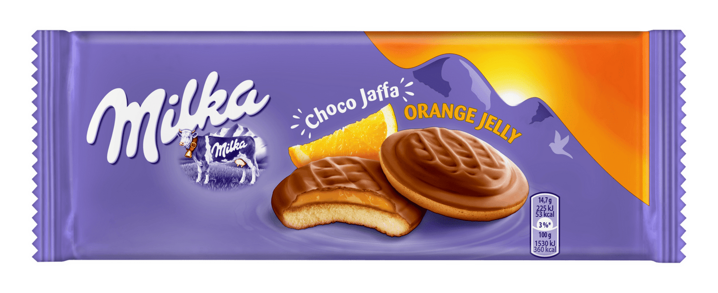 Бисквити Милка 147гр Портокал