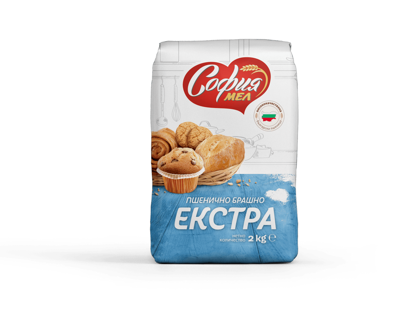 брашно София Мел 2Кг Екстра