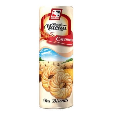 Бисквити Кристал Чаени 150гр Сметана