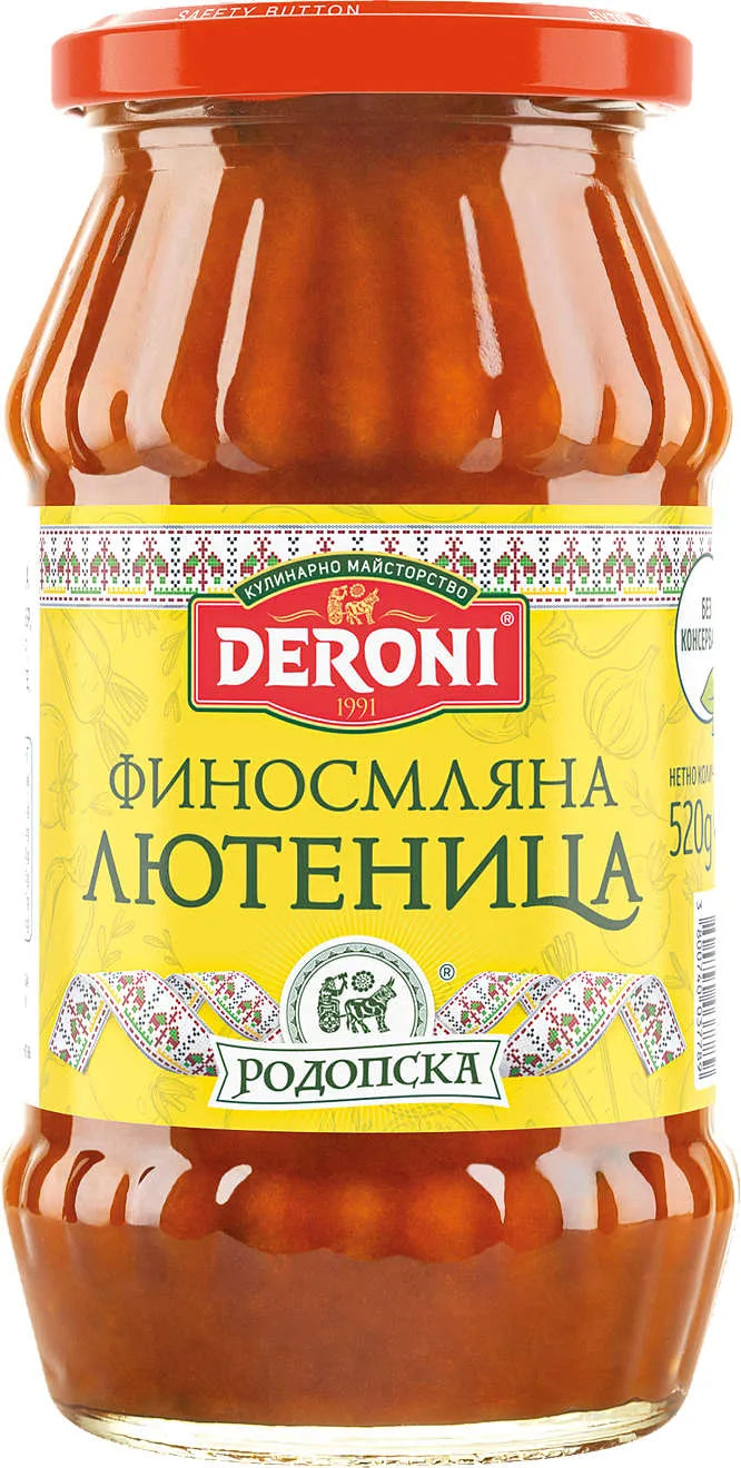 Лютеница Дерони 520гр Финосмляна Родопска