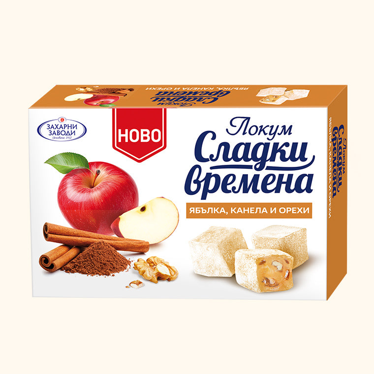Локум Сладки Времена 140гр Коледен Ябълка Канела