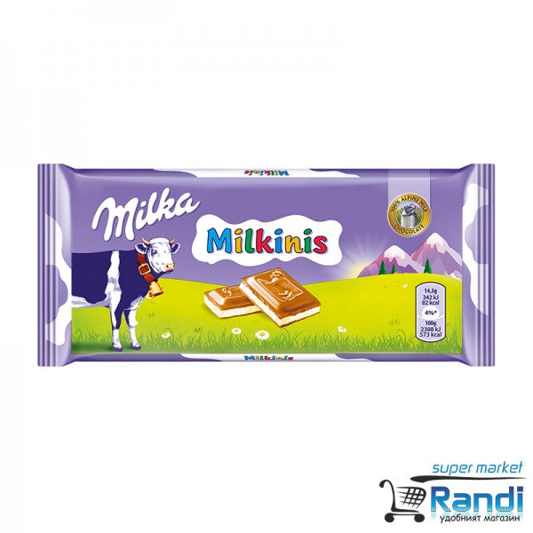 Шоколад Милка 100гр Милкинис