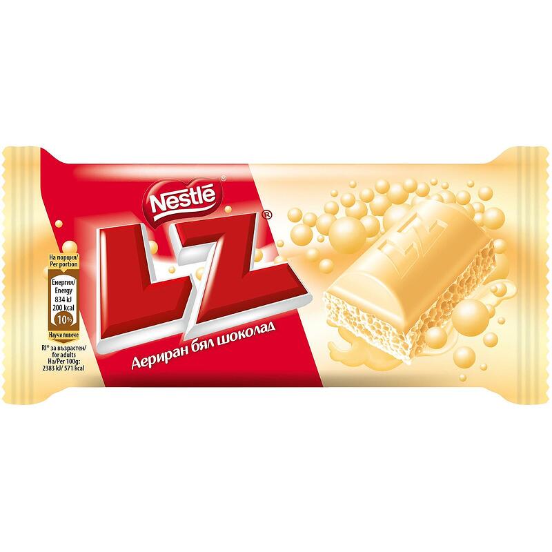 Шоколад Лз Аеро 36гр Бял