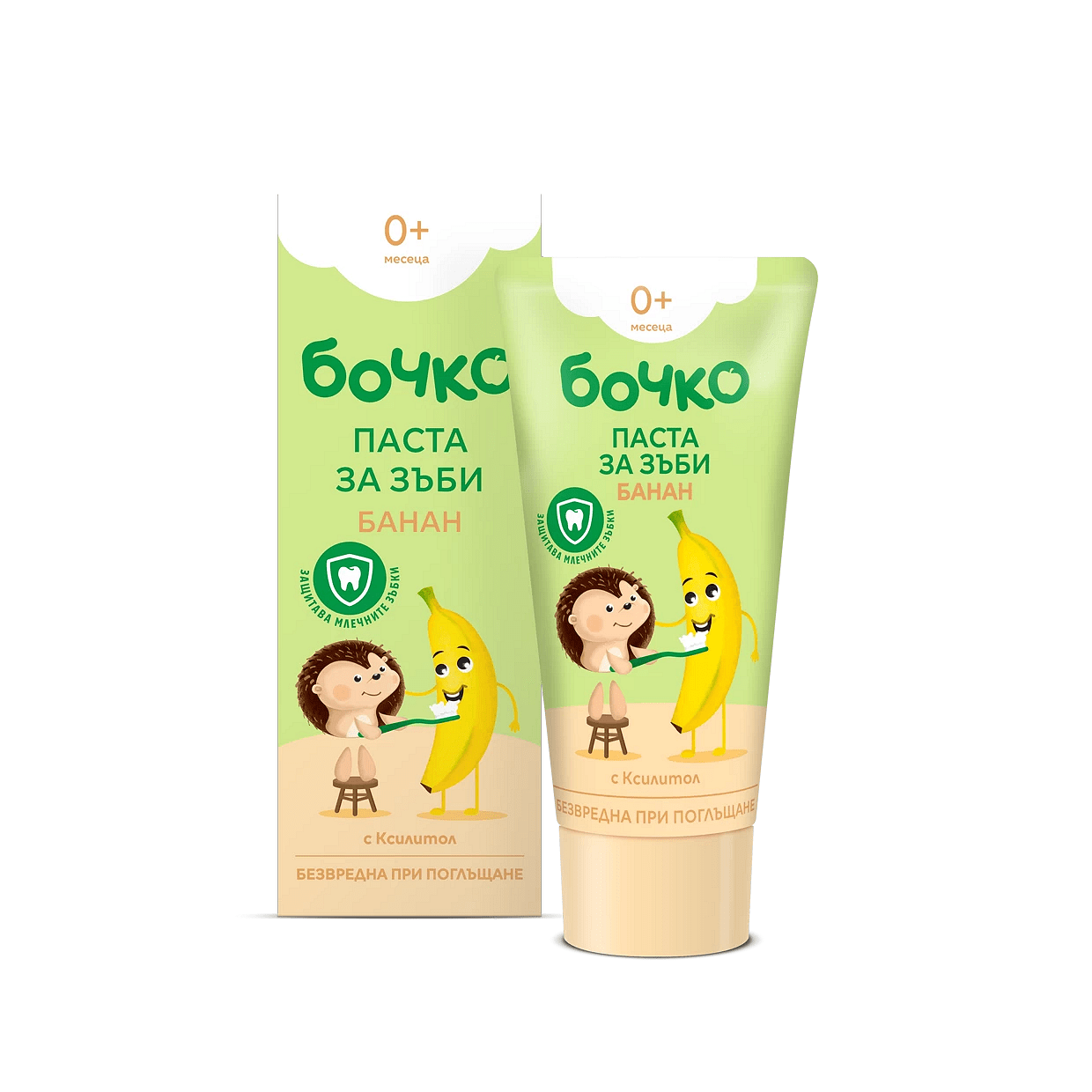 Паста За Зъби Бочко Бебе 50Мл Банан
