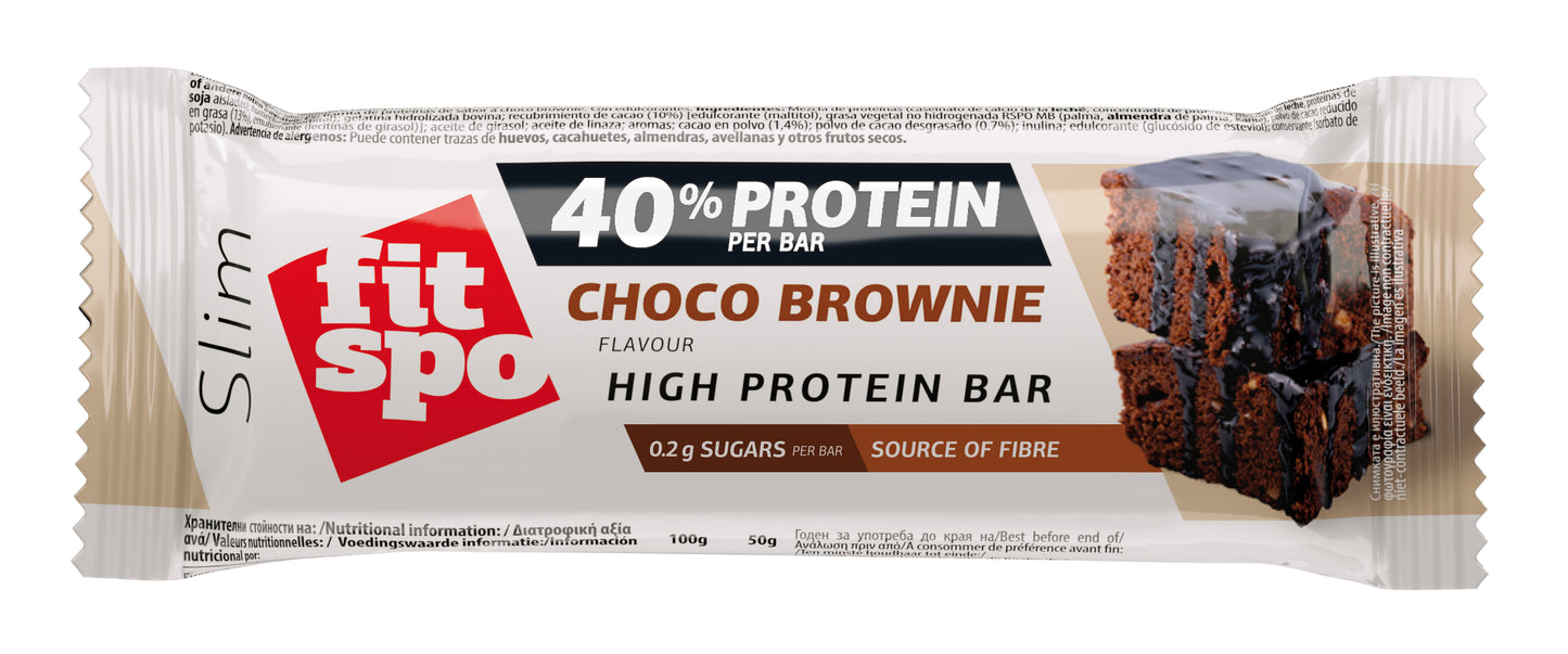 Бар Фитспо Протеинов 50гр Шоко брауни