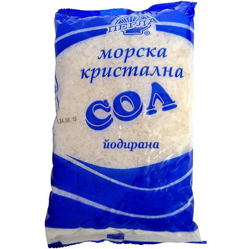 Сол Перла 1Кг Морска Кристална Йодирана Едра