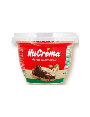Шоколад Течен Нукрема 200гр Двуцветен