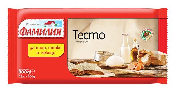 Фамилия Тесто За Пици, Питки и Мекици 700гр