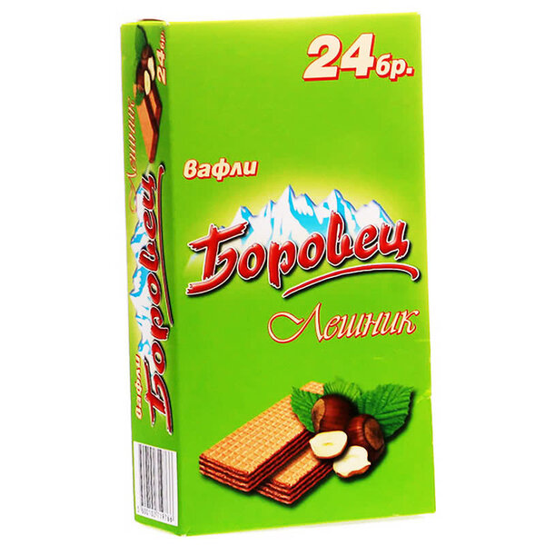 Вафли Боровец 550гр 24бр Видове Ов