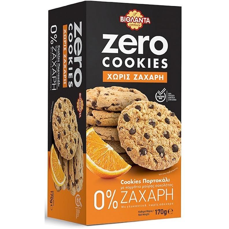 Бисквити Виоланта 170гр Портокал Шоколад