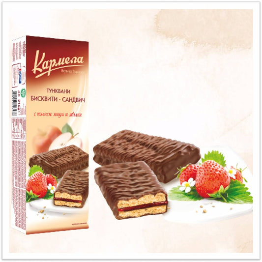 Бисквити Кармела 200гр Сандвич