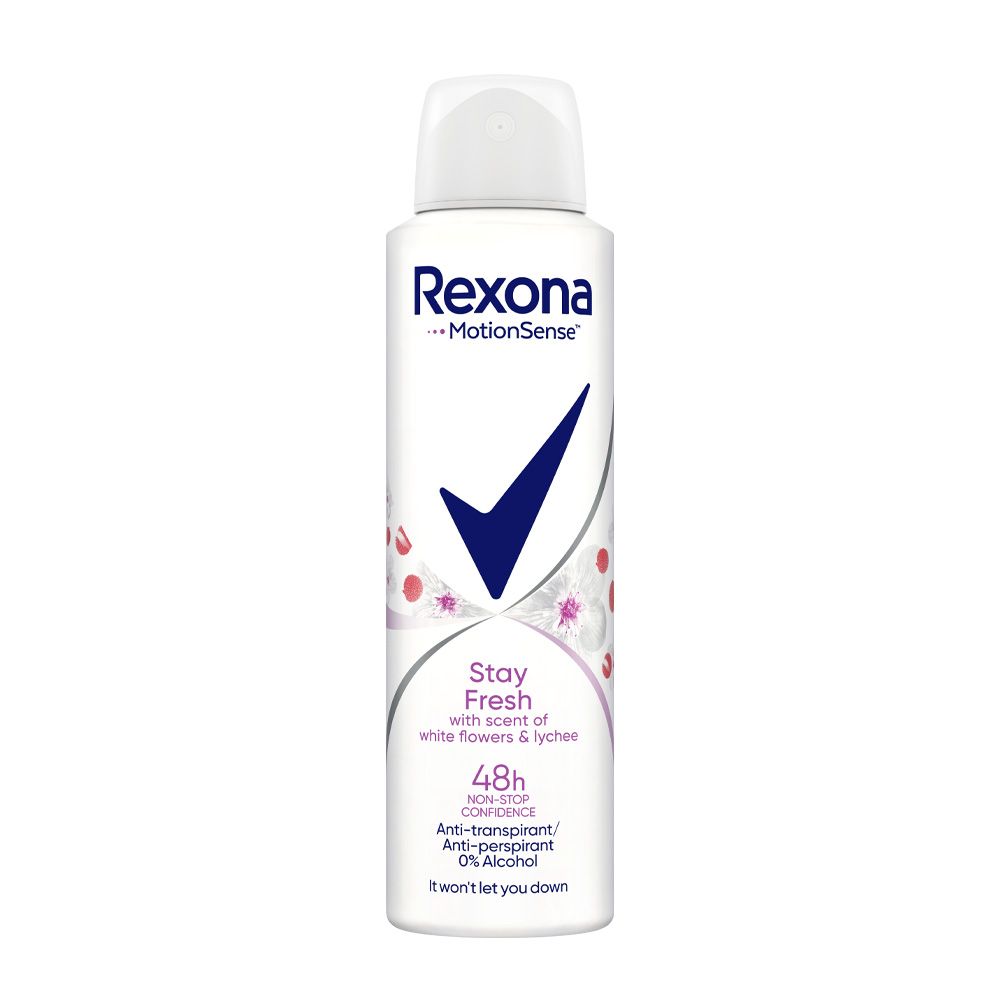 Деодорант Рексона 150мл stay fresh white flowers lychee