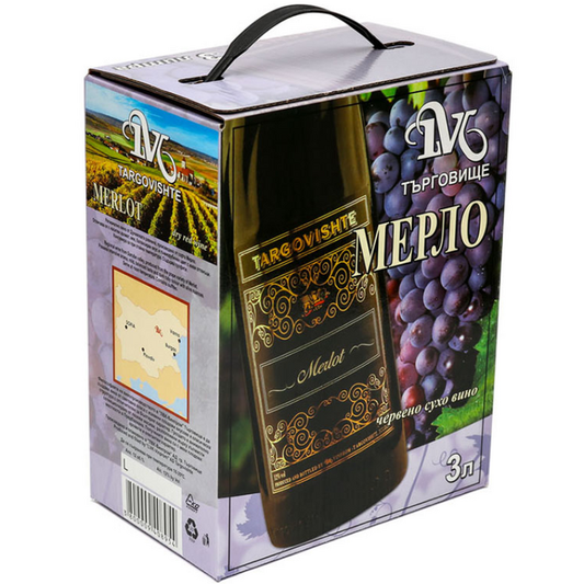 Вино Търговище 3Л Мерло