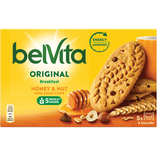 Бисквити Белвита 225гр Мед и Лешник