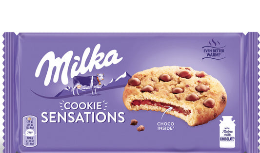 Бисквити Милка 156гр Сенсейшън / Пълнеж Кукис