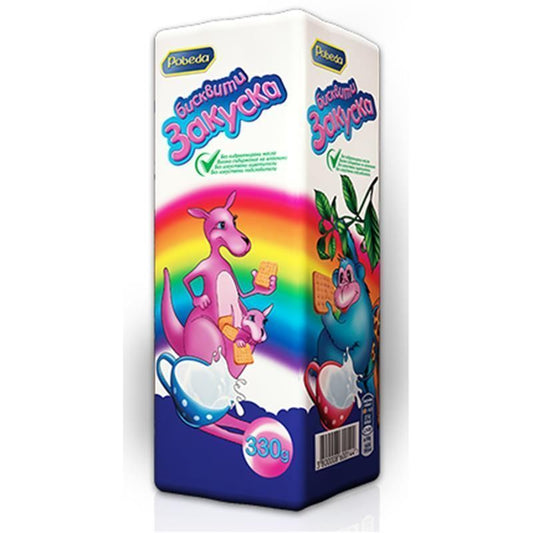 Бисквити Закуска 315гр Бели