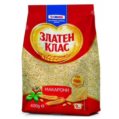 Макарони Златен Клас 400гр Арпа