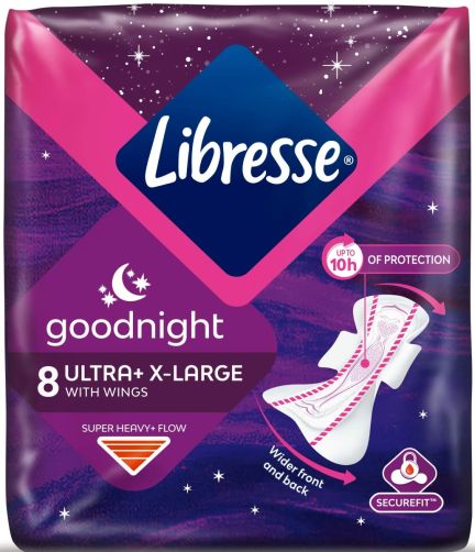 Дамски Превръзки Либрес Ултра X-Large 8бр Goodnight