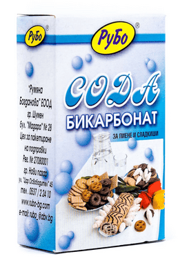 Сода Бикарбонат Рубо 60гр Кутия