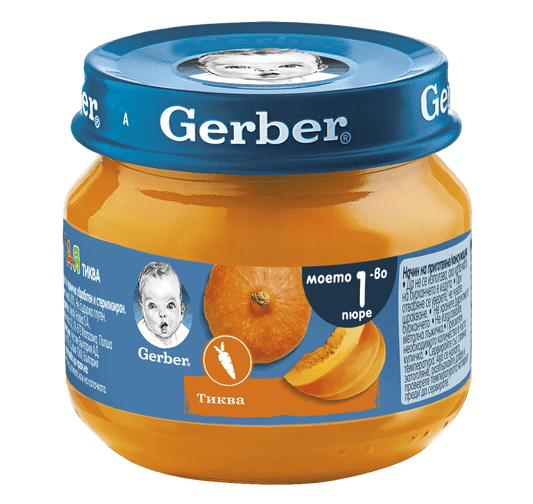 Пюре Гербер 80гр Тиква
