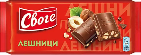 Шоколад Своге 80гр Лешник