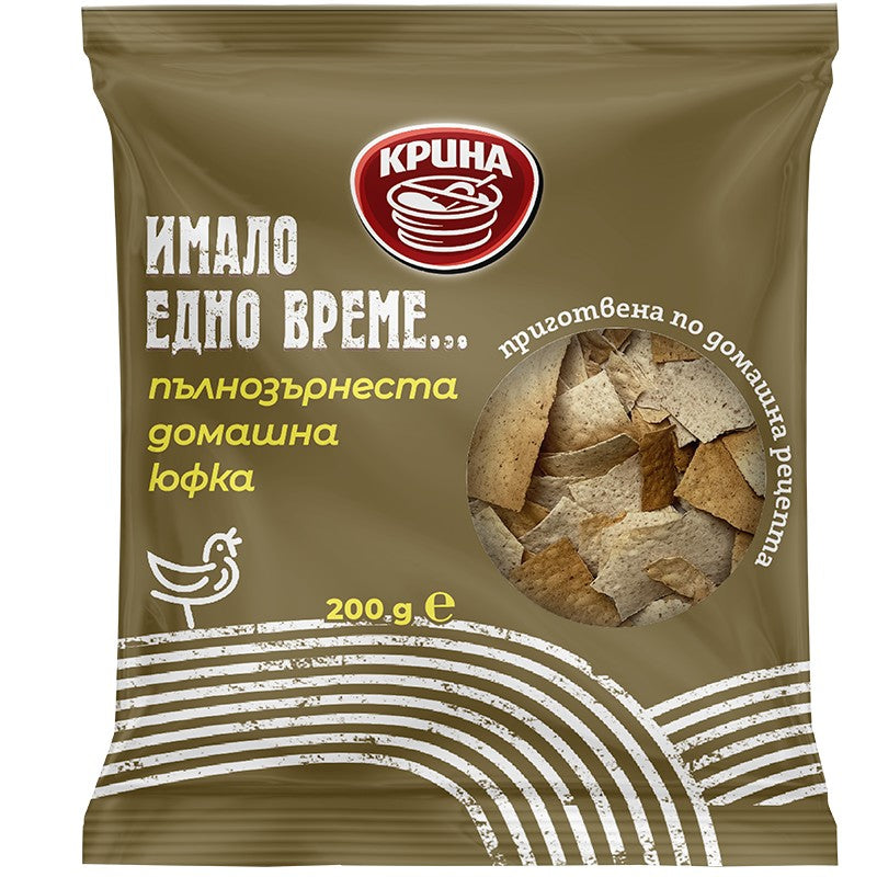 Юфка Крина 200гр Домашна Пълнозърнеста