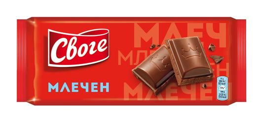 Шоколад Своге 80гр Млечен