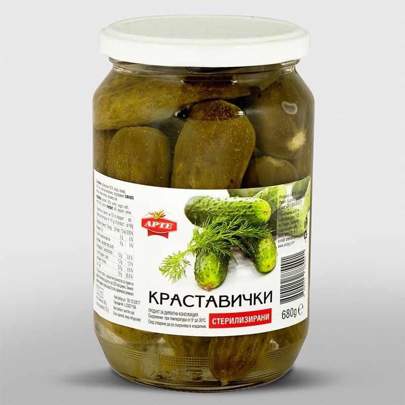 Краставички Арте 680гр/720Мл Екстра