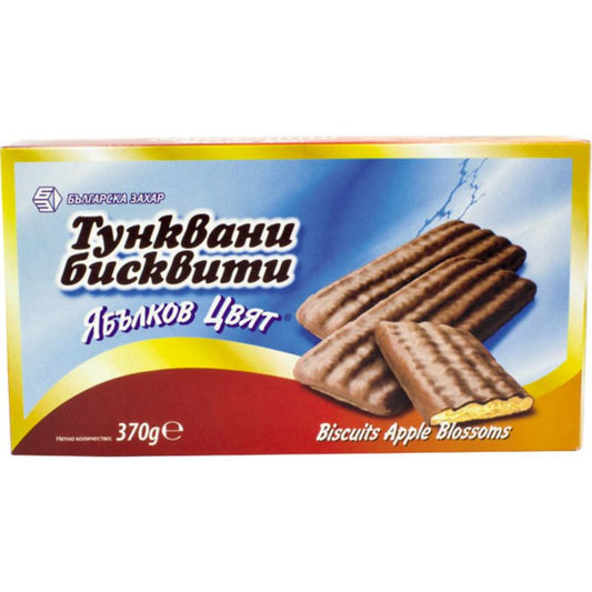 Бисквити Ябълков Цвят 370гр Шоколад
