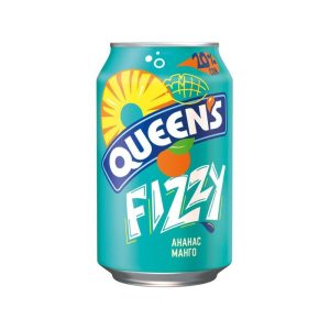 Физи Куинс 330Мл Ананас Манго Кен Газирана