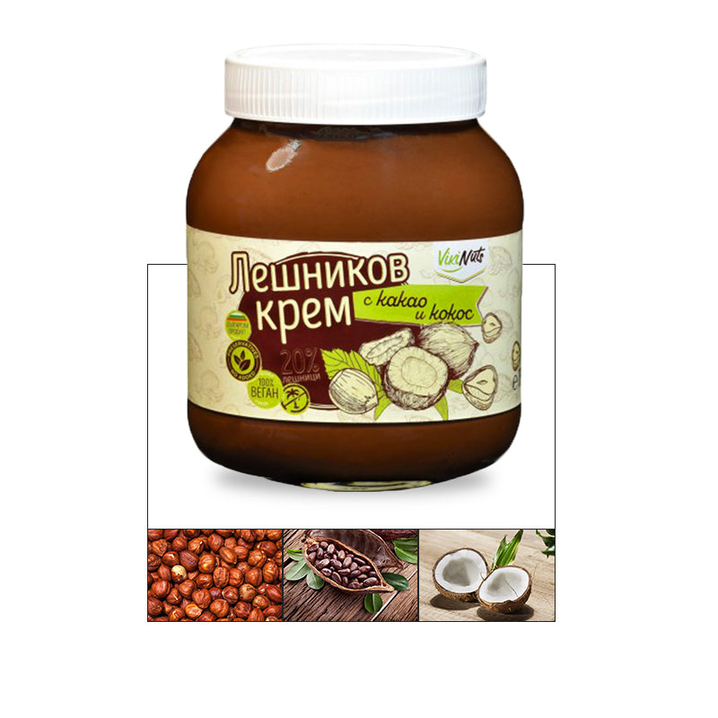 Лешников Крем Вики 750гр Какао и Кокос
