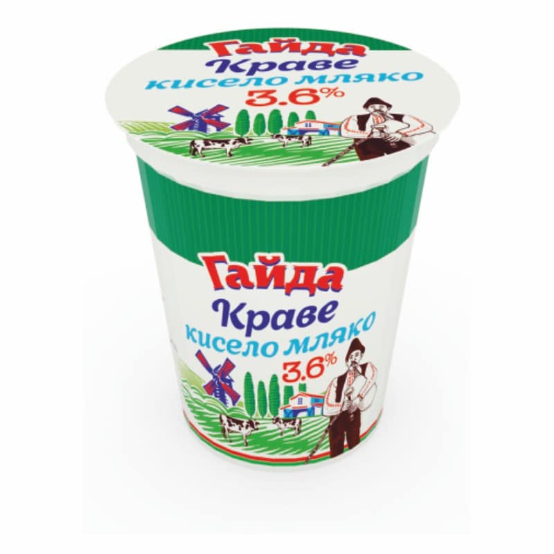 Кисело Мляко Гайда 3.6% 500гр