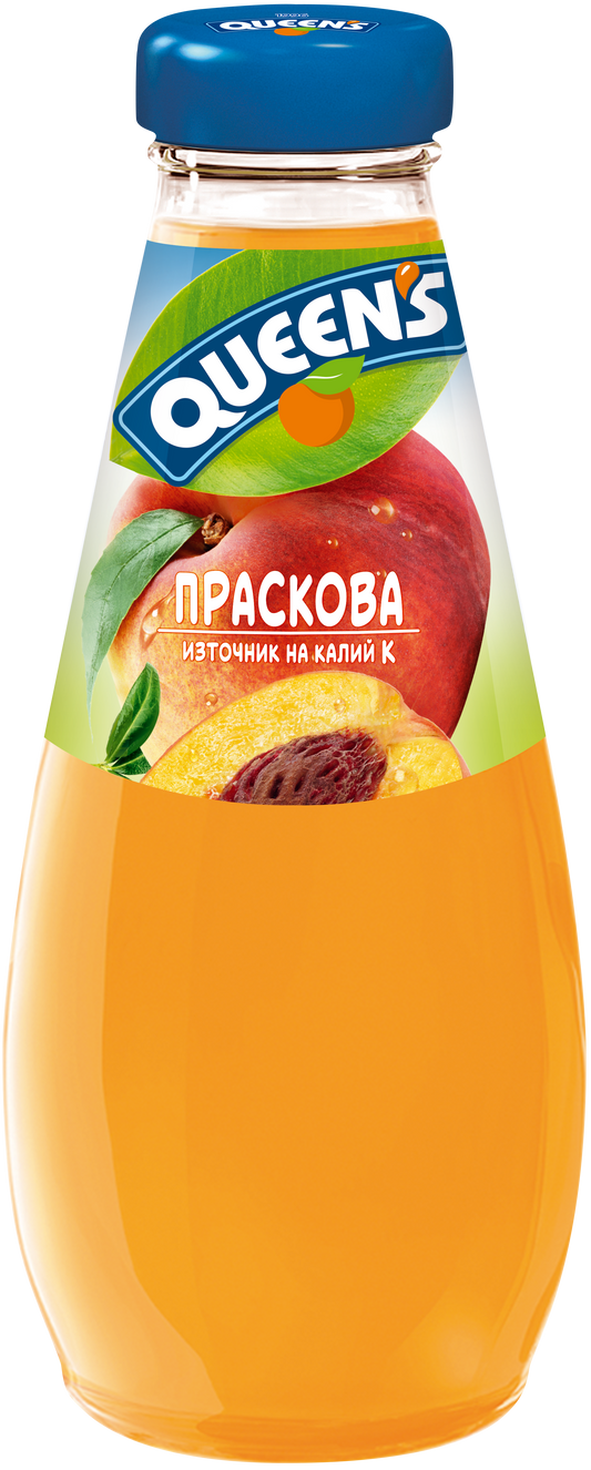 Натурален Сок Куинс 250Мл Праскова