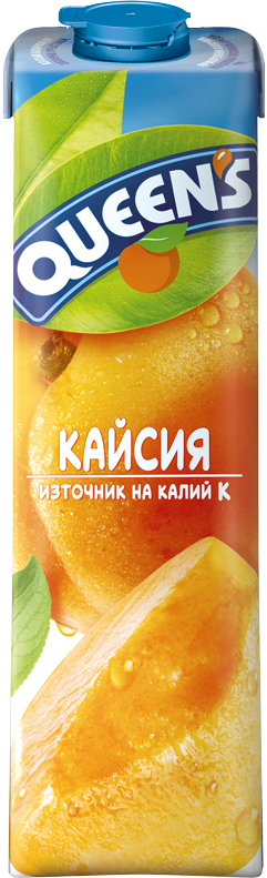 Натурален Сок Куинс 1Л Кайсия