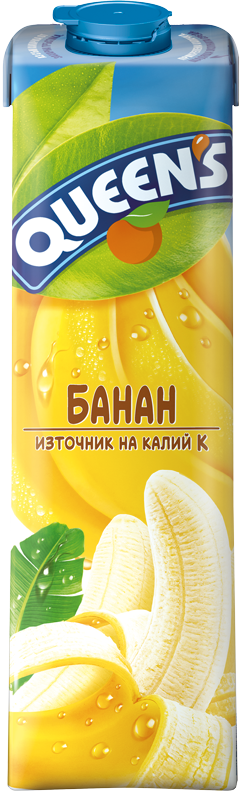 Натурален Сок Куинс 1Л Банан