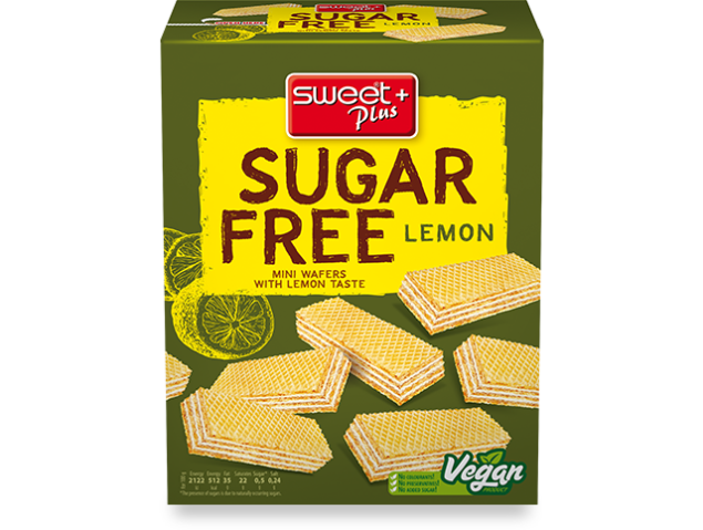 Вафли Сиут 180гр Sugar Free Мини Лимон