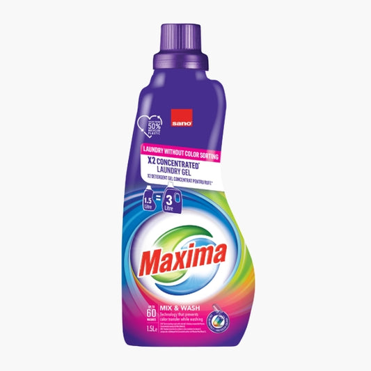 Гел За Пране Сано 1.5Л 60Пр Mix & Wash Лилав